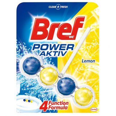 BREF POWER AKTIV tualeto pakabukas LEMON kamuoliukai