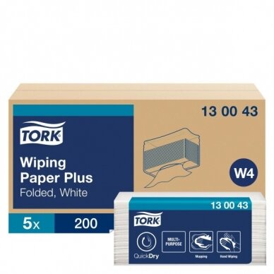 Pramoninis pop. Tork Adv.Wiper Performance 420 W4, 2sl., 130043